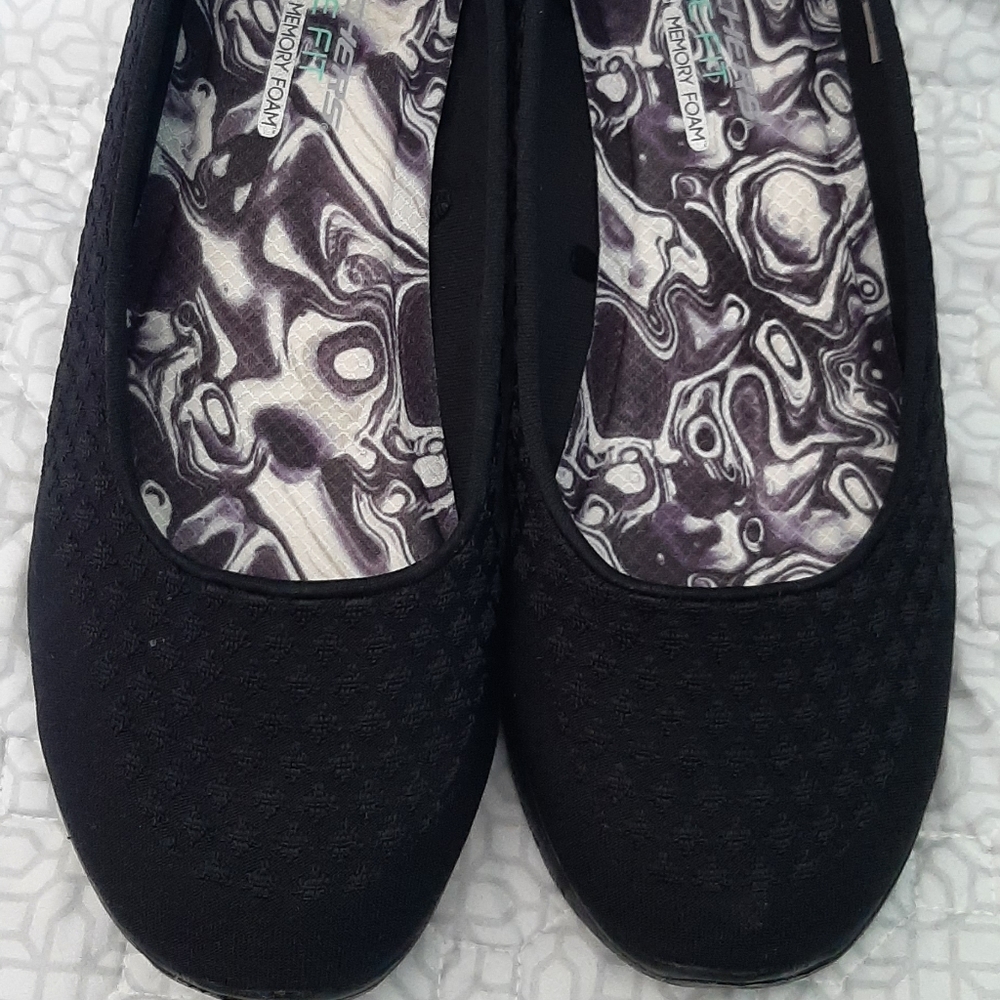 Skechers Wide Fit Memory Foam Shoes